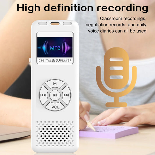 Mini Digital Audio/Sound/Voice Recorder Convenient MP3 Player Digital Voice Recorder FM Mini Radio HiFi Sound Quality