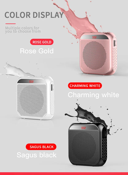 Speaker for teachers to use in class   microphone amplifier, small portable tour guide microphone