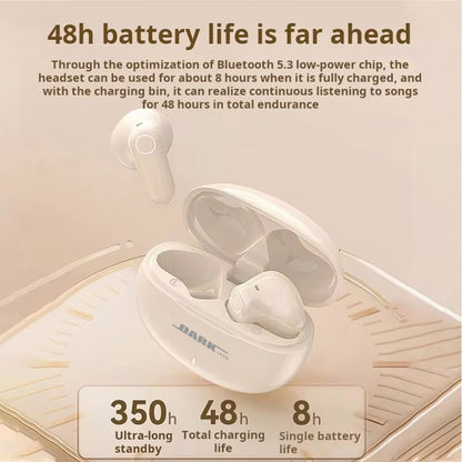 BOSECXT M21S TWS Bluetooth Headphones Wireless High Sound Quality HiFi Ultra Long Battery Life Half In-ear Earbuds Mini Portable