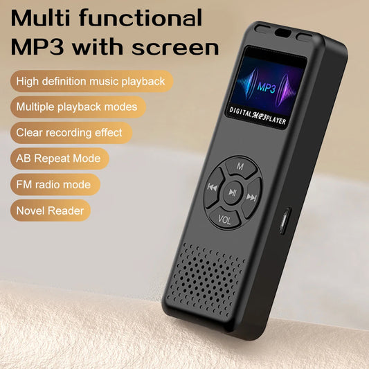 Mini Digital Audio/Sound/Voice Recorder Convenient MP3 Player Digital Voice Recorder FM Mini Radio HiFi Sound Quality