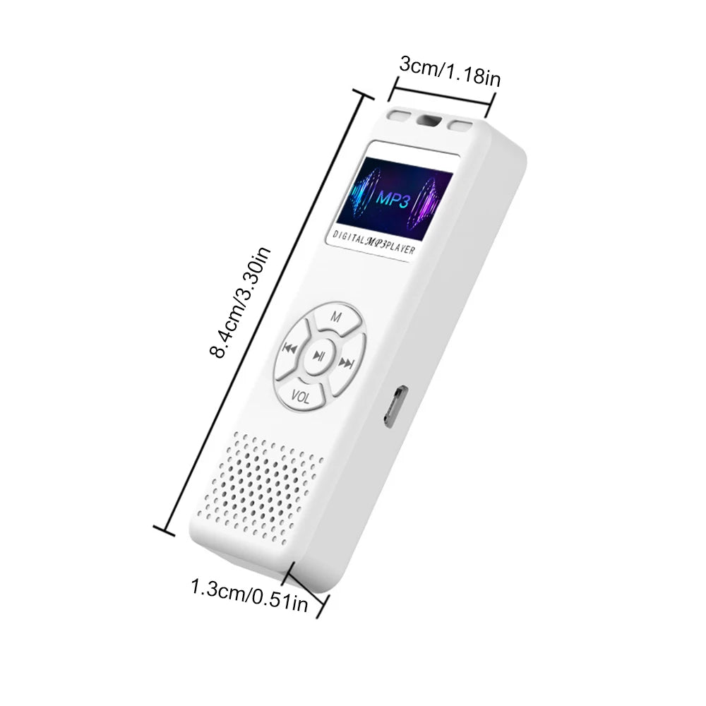 Mini Digital Audio/Sound/Voice Recorder Convenient MP3 Player Digital Voice Recorder FM Mini Radio HiFi Sound Quality