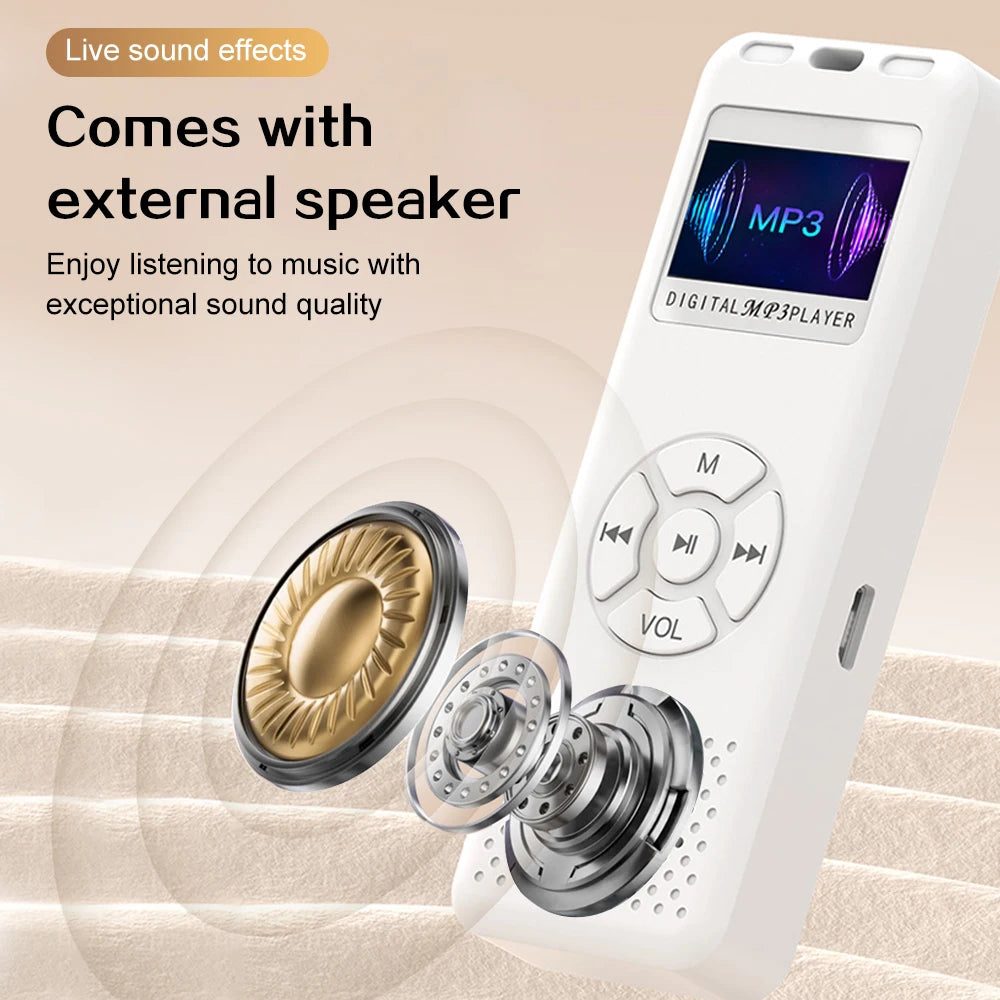 Mini Digital Audio/Sound/Voice Recorder Convenient MP3 Player Digital Voice Recorder FM Mini Radio HiFi Sound Quality